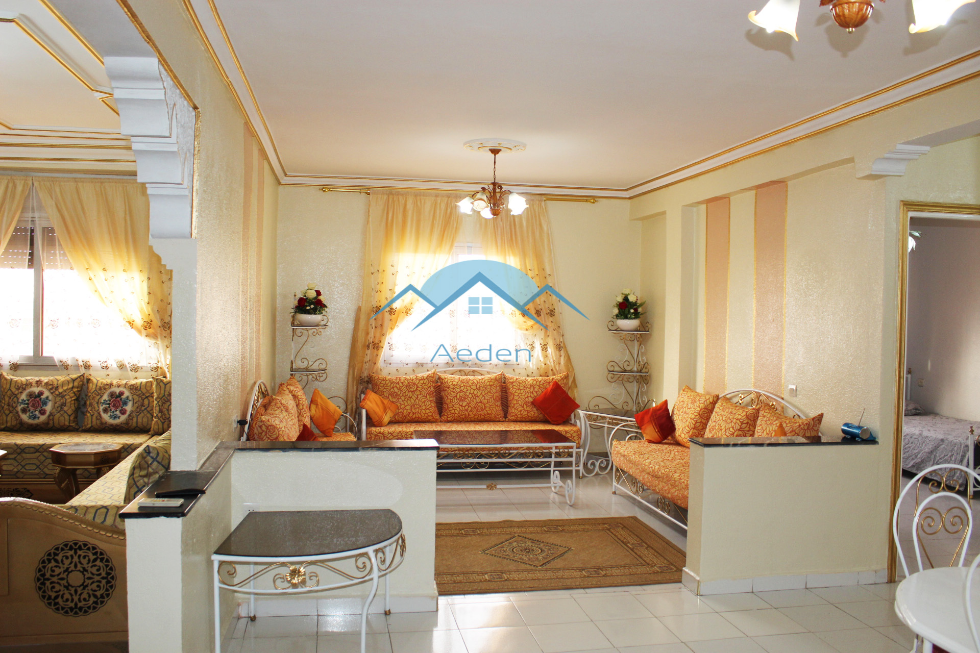 A louer, à Marrakech guéliz , un bel appartement meublé moyen standing