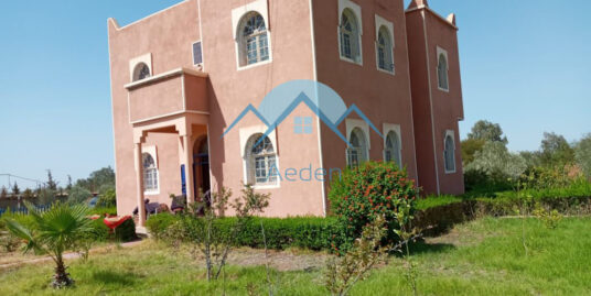 Villa à vendre Rt sidi ghiat – فيلا للبيع  20كلم مراكش